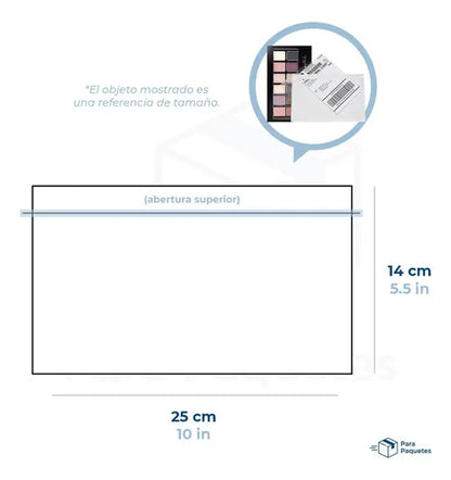 Sobre Porta Guía Canguro Para 14 X 25 Cm/1000 Pzas