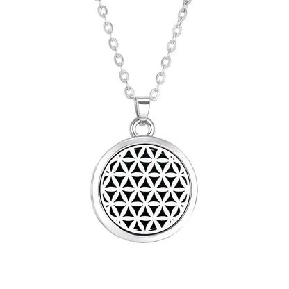 Collar Difusor Aromaterapia | Perfume Personal Portátil | Acero Inoxidable | Regalo Ideal