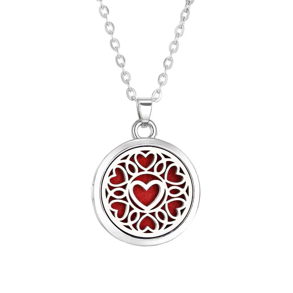 Collar Difusor Aromaterapia | Perfume Personal Portátil | Acero Inoxidable | Regalo Ideal