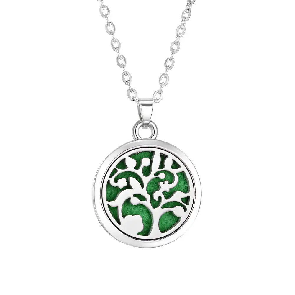 Collar Difusor Aromaterapia | Perfume Personal Portátil | Acero Inoxidable | Regalo Ideal